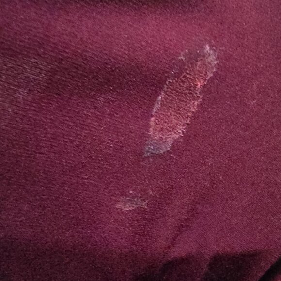 Kiyonna - Women's Size 3X True Wrap Dress - Plum Purple with Black Lace Details - Picture 8 of 8